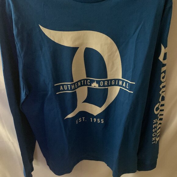 DISNEYLAND RESORT Authentic Original Long Sleeve Tee in Navy Sz MEDIUM - Picture 2 of 4